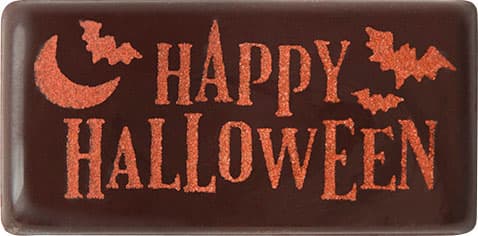 Rectangle 40 x 20 mm happy halloween Halloween - lot de 168